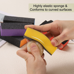 Dixon Orange Black Nail Buffer 100/180 Grit for Acrylic UV Gel Nail (Pack of 10)