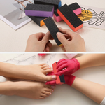 Dixon Orange Black Nail Buffer 100/180 Grit for Acrylic UV Gel Nail (Pack of 10)