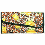 Professional Makeup Brush Kit with Leopard Pouch Cosmetic Brushes Set - 12 Piece