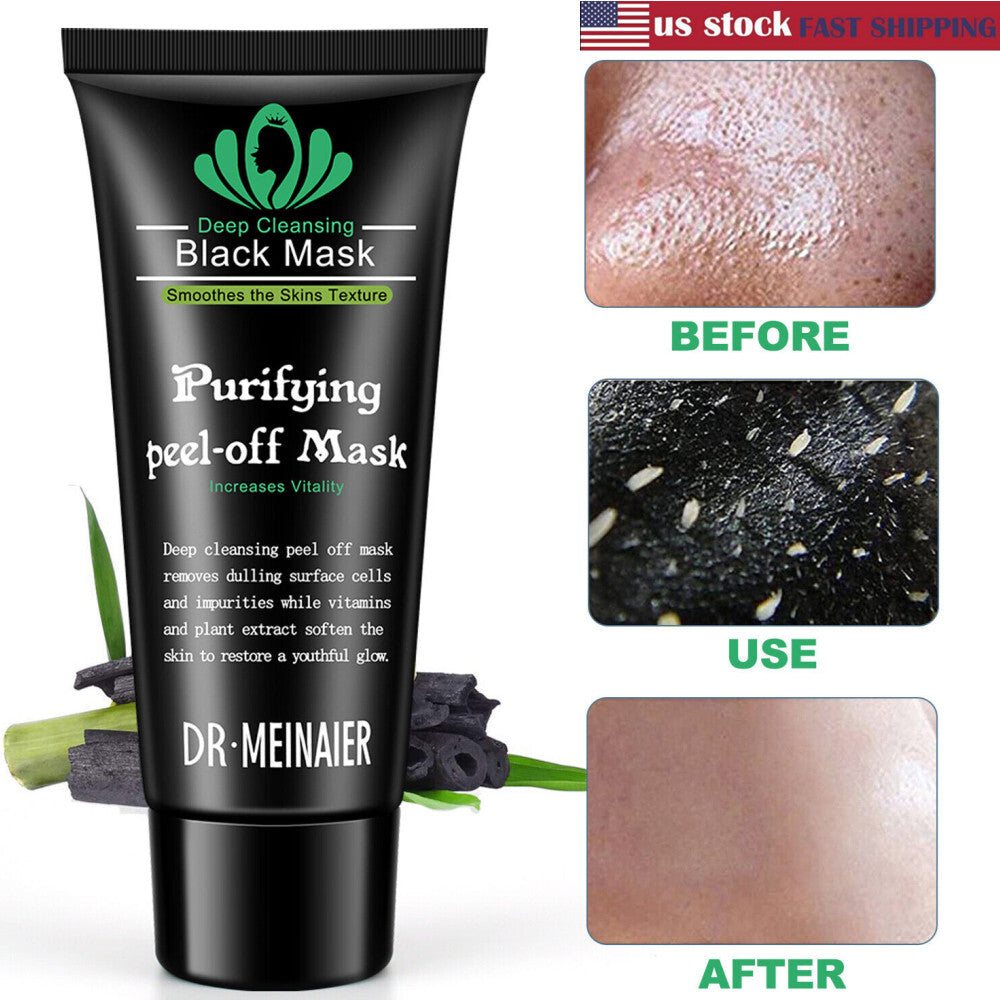 Purifying Acne Peel-Off Mask ​Facial Cleansing Blackhead Remover Charcoal Mask