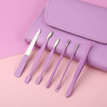 16 Pcs Nail Clippers Set Stainless Steel Manicure Pedicure Cuticle Grooming Tool