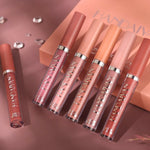 6 Colors Velvet Liquid Lipstick Set – Long Lasting Waterproof Non-Stick Lips B