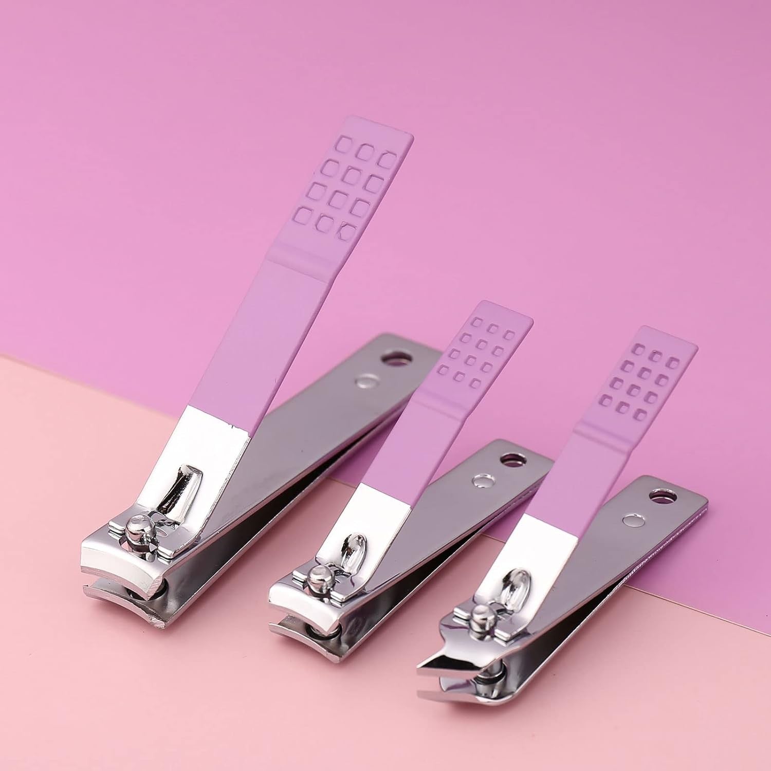 16 Pcs Nail Clippers Set Stainless Steel Manicure Pedicure Cuticle Grooming Tool