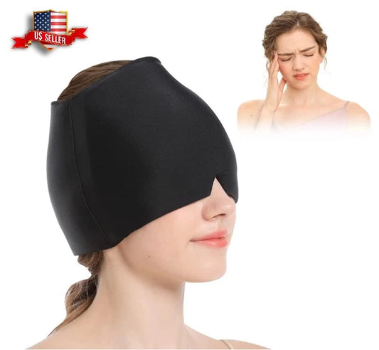Migraine Relief Cap Migraine Headache Relief Wrap Ice Relief Cap Hat Hot & Cold