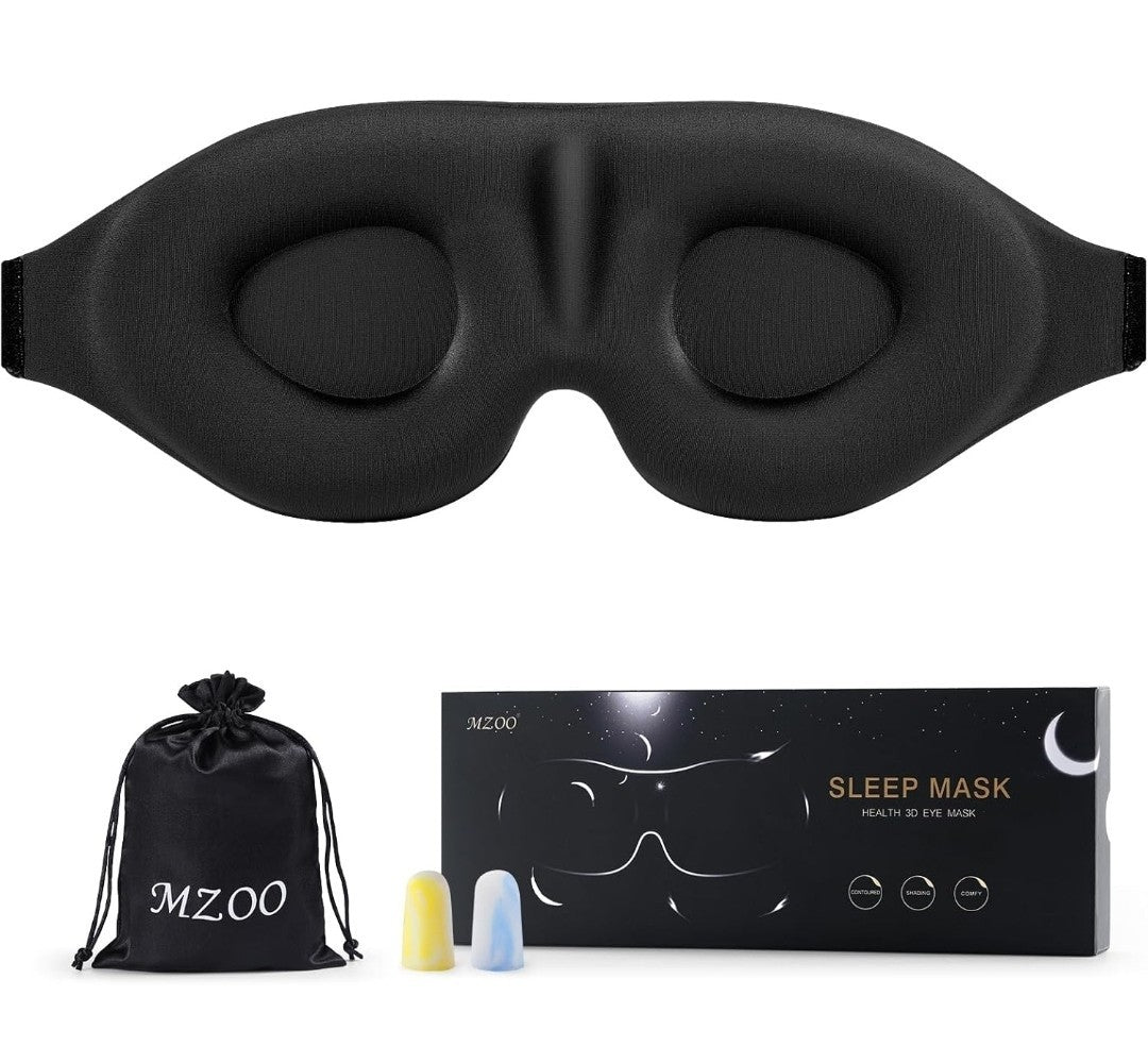 Sleep Eye Mask for Side Sleeper Men Women, Zero Eye Pressure 3D Sleeping Mask...