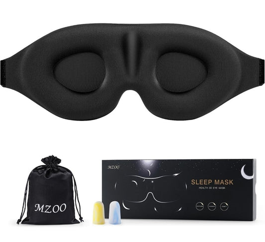 Sleep Eye Mask for Side Sleeper Men Women, Zero Eye Pressure 3D Sleeping Mask...