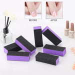 Dixon Purple Black Nail Buffer 60/100 Gfor Acrylic UV Gel Nail (Pack of 10)