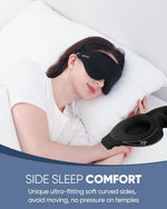 Sleep Eye Mask for Side Sleeper Men Women, Zero Eye Pressure 3D Sleeping Mask...