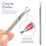Teenitor Nail Polish Gel Remover Tools Kit with Clips Purple