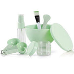 9 in 1 DIY Mask Facial Set Tool Kit Face Mask Mixing Bowl Brush Spoons Stick