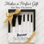5-Piece Face & Eye Makeup Brush Set – Soft Vegan Bristles, Cruelty-Free Tools