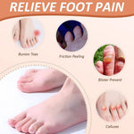 30 Pcs Clear Silicone Toe Protectors, Breathable and Anti-Friction Toe Covers