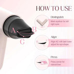 Perfect Eyeliner Stamp Foldable Eye Liner Stamp, Perfect Gel Eyeliner Pencil Set